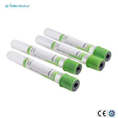 المتاح الصوديوم / الليثيوم الهيبارين جل فراغ جمع الدم أنابيب PSGT 13 * 100mm