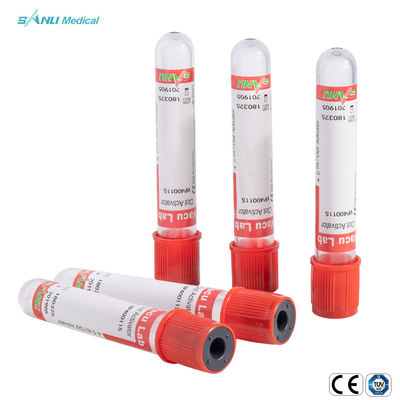 أنابيب جمع الدم البلاستيكية القابل للتصرف PET Clot Activator