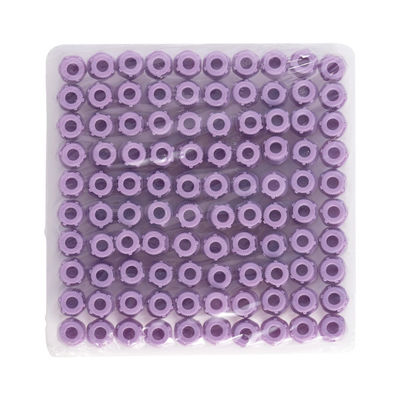 EDTA K2 / K3 Micro EDTA أنابيب 0.2 مل أنبوب شعري أرجواني