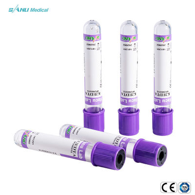 يمكن التخلص منها فراغ جمع الدم أنبوب EDTA 8ml مادة PET