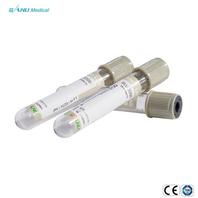 SANLI 4ml فراغ جمع الدم أنابيب أنبوب فلوريد الصوديوم للجلوكوز