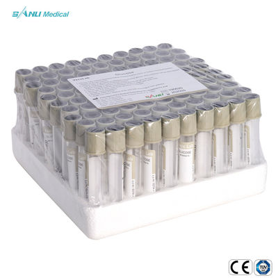 SANLI 4ml فراغ جمع الدم أنابيب أنبوب فلوريد الصوديوم للجلوكوز