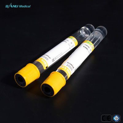 جمع الدم المتاح PET Clot Activator مع جل 13x100mm