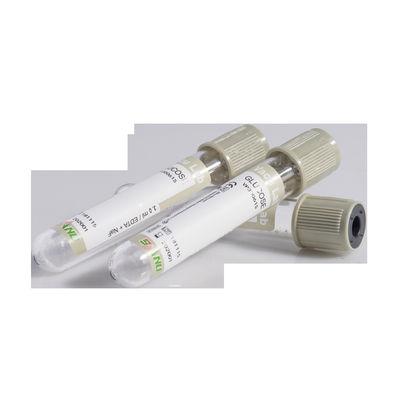 فلوريد الصوديوم فراغ جمع الدم أنابيب الجلوكوز 3ml PET رمادي الأعلى