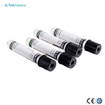 13x75mm فراغ أنابيب جمع الدم ESR مع 0.129mol / L سيترات الصوديوم