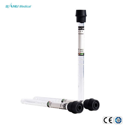 مصل الدم القابل للتصرف ESR أنبوب جمع الدم ISO Glass 1.28ml Sodium Citrate