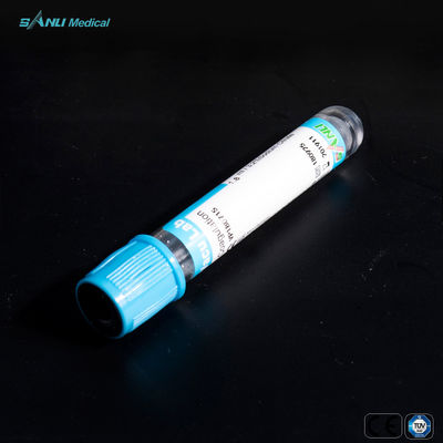 أنبوب اختبار تخثر الدم سيترات الصوديوم 13x100mm لفحص معلمات التخثر