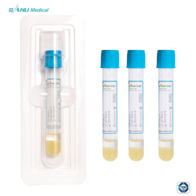 10 مل PRP اختبار أنبوب سترات الصوديوم مع هلام لتجديد الجلد