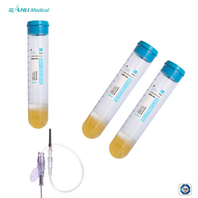 PET 40ml PRP Tube Kit Sodium Citrate PRP Tube مع جل فصل