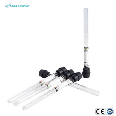 CE 3.8 ٪ السيترات الصوديوم ESR أنبوب جمع الدم 1.6 مل فراغ الزجاج القابل للتصرف