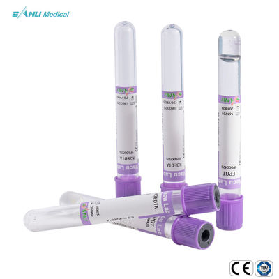 أنبوب جمع الدم فراغ EDTA 8ml 10ml مادة PET