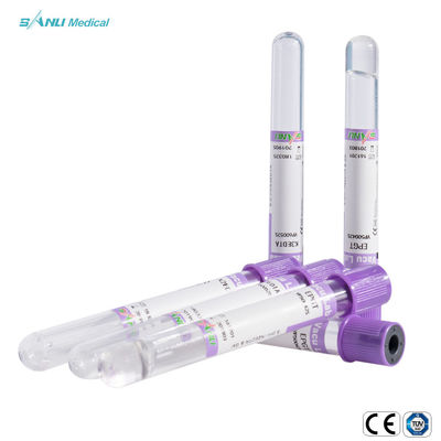 أنبوب جمع الدم فراغ EDTA 8ml 10ml مادة PET