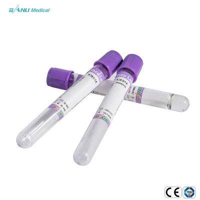 أنبوب جمع الدم فراغ EDTA 8ml 10ml مادة PET