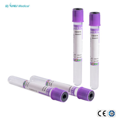 أنبوب جمع الدم فراغ EDTA 8ml 10ml مادة PET